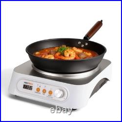 Nestiqex 1700W 100V~185V Induction Cooktop With Wok Pan Electric Stove Burner