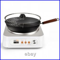 Nestiqex 1700W 100V~185V Induction Cooktop With Wok Pan Electric Stove Burner