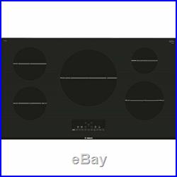 New Display Bosch 800 Series 36 Induction 5 Element Cooktop Black Nit8668uc