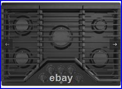 New GE 30 Built-In Gas Cooktop with 5 Burners and Dishwasher Safe JGP5030DLBB