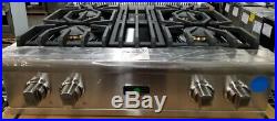 New Out Of Box Viking 30' Gas Cooktop Rangetop Stainless Steel Vgrt5304bss