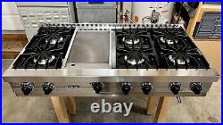 New Viking 48 Pro Rangetop Cooktop Stove Griddle Gas, Stainless (Open Box)