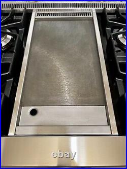 New Viking 48 Pro Rangetop Cooktop Stove Griddle Gas, Stainless (Open Box)