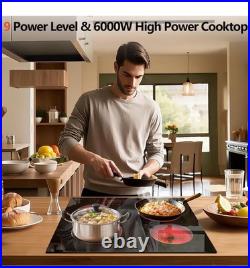 Noxton 24 Inch, 4 Burner Radiant Electric Stove Top, 6000W, 220-240V hard wired Noxton 24 Inch, 4 Burner Radiant Electric Stove Top, 6000W, 220-240V hard wired