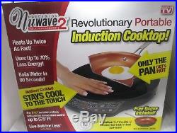 NuWave 2 Piece Precision Portable Induction Cooktop with 9 Ceramic Frying Pan