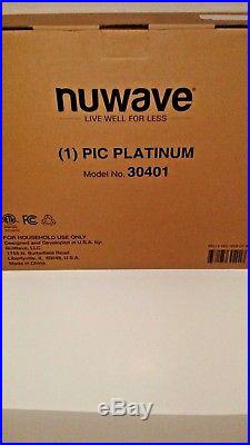 NuWave Platinum 30401 PIC Cooktop Black Remote Advanced Programmable Induction