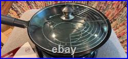 NuWave Precision Induction 4-Quart Electric Wok Wok Stand, Frying Rack & Book