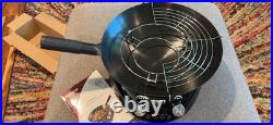 NuWave Precision Induction 4-Quart Electric Wok Wok Stand, Frying Rack & Book