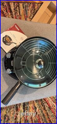 NuWave Precision Induction 4-Quart Electric Wok Wok Stand, Frying Rack & Book