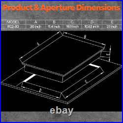Open Box new Ramblewood Electric Cooktop, EC2-30, UL rated German EGO burner