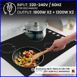 Opened box never use, Ramblewood 4 Burner 30 Electric Cooktop EC4-60