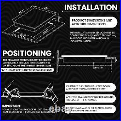 Opened box never use, Ramblewood 4 Burner 30 Electric Cooktop EC4-60