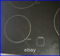 Perfectly Working GE Radiant Electric Cooktop cracked Glass Lower Left #JP3030