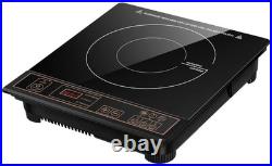 Placa inducción portátil 1800W cocina eléctrica compacta para encimera, Nuevo