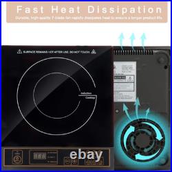 Placa inducción portátil 1800W cocina eléctrica compacta para encimera, Nuevo