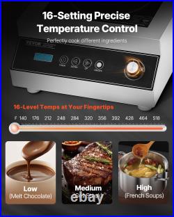 Portable/Commercial Induction Cooktop 1500-5000W Countertop Burner Hot Plate