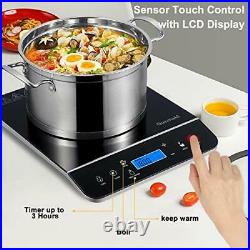 Portable Induction Cooktop, 1800W Induction Cooker with LCD Sensor Touch