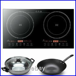 Portable Induction Cooktop Countertop Dual Cooker Burner Stove ElectricHot Plate