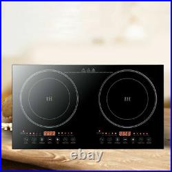 Portable Induction Cooktop Countertop Dual Cooker Burner Stove Hot Plate 2400W Portable Induction Cooktop Countertop Dual Cooker Burner Stove Hot Plate 2400W