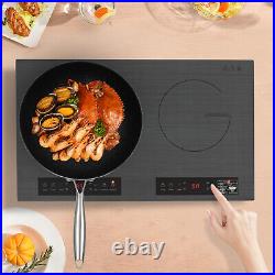 Portable Induction Cooktop Countertop Dual Cooker Burner Stove Hot Plate 4000W