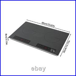 Portable Induction Cooktop Countertop Dual Cooker Burner Stove Hot Plate 4000W