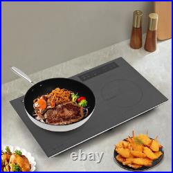 Portable Induction Cooktop Countertop Dual Cooker Burner Stove Hot Plate 4000W