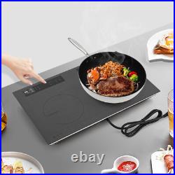 Portable Induction Cooktop Countertop Dual Cooker Burner Stove Hot Plate 4000W