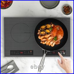 Portable Induction Cooktop Countertop Dual Cooker Burner Stove Hot Plate 4000W