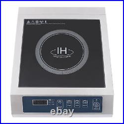 Portable Induction Cooktop Highpower Electrict Countertop Burner Stainless Steel