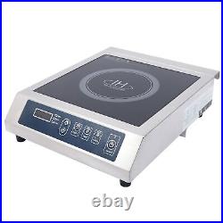 Portable Induction Cooktop Highpower Electrict Countertop Burner Stainless Steel