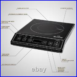 Portable Induction Cooktop Single Burner 1800W Countertop Electric Cooking