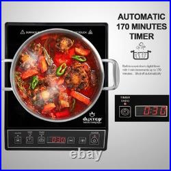 Portable Induction Cooktop Single Burner 1800W Countertop Electric Cooking
