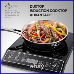 Portable Induction Cooktop Single Burner 1800W Countertop Electric Cooking