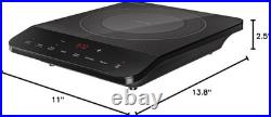 Portable Induction Cooktop with Shatterproof Glass Perfect for Home & RV