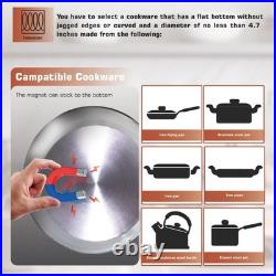 Portable Induction Cooktop with Shatterproof Glass Perfect for Home & RV