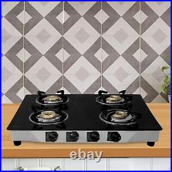 Propane Gas Stove Four Burner, Four Burner Stainless Steel Gas Stove