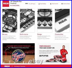 RCA R-CTGC305SS 30 in. Century Collection Drop-In Gas Cooktop, 5 Burners NEW