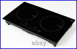 REFURBISHED K&H Double Burner 24 Induction Ceramic Cooktop 240V INDH-3102Hx