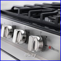 RecPro Suburban RV 3 Burner Propane Cooktop Slide-In Black 9000 BTU