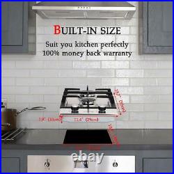 Refurbished Gasland Chef GH30SF Built-in Gas Stove Top 12'' With 2 Sealed Burner