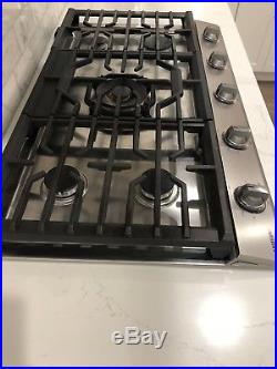 SAMSUNG Premium 5-Burner Gas Cooktop Stainless Steel NA36K7750TS