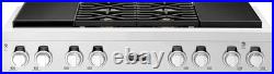 SKS SKSRT480SIS 48 Stainless Steel Dual Fuel Smart Professional Rangetop