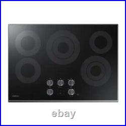 Samsung 30 Black Stainless 5 Element Electric Cooktop NZ30K6330RG