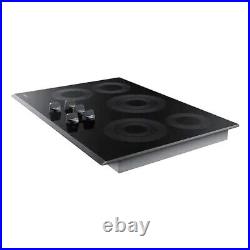 Samsung 30 Black Stainless 5 Element Electric Cooktop NZ30K6330RG