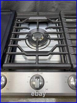 Samsung 36 Inch Gas Smart Cooktop with 5 Sealed Burners NA36N6555TS