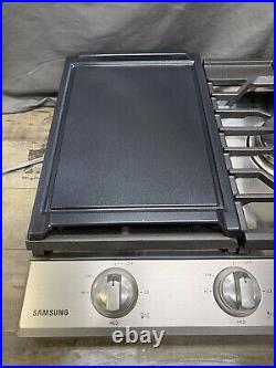 Samsung 36 Inch Gas Smart Cooktop with 5 Sealed Burners NA36N6555TS