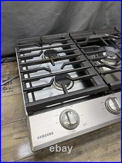 Samsung 36 Inch Gas Smart Cooktop with 5 Sealed Burners NA36N6555TS