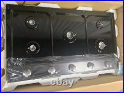 Samsung 36 NA36R5310FG Stainless 5 Burner Natural Gas Cooktop Black NIB