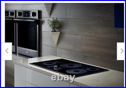 Samsung 36 NZ36K757ORG Electric Cooktop, Missing NobBLACK STAINLESS STEEL