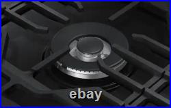 Samsung 36 in. Gas Cooktop Black Stainless Power Burner Wi-Fi NA36N6555TG